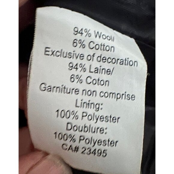 Icelandic Design Full Zip Long SLeeve Orange Floral Wool Jacket Women's Size S - Picture 5 of 7